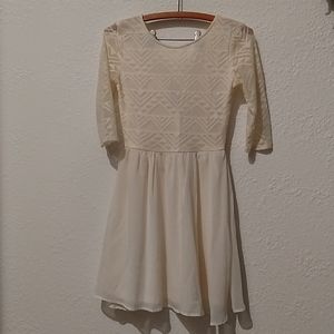 Creme dress by Divided H&M.